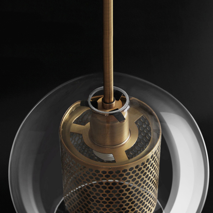 Modern Style 1 Light Globe Glass Pendant Light for Bar, Kitchen or Dinging Room
