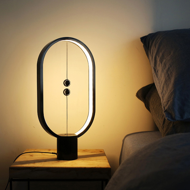 Modern Chic Design LED Bedside Table Lamp with Magnetic Switch, 3000K
