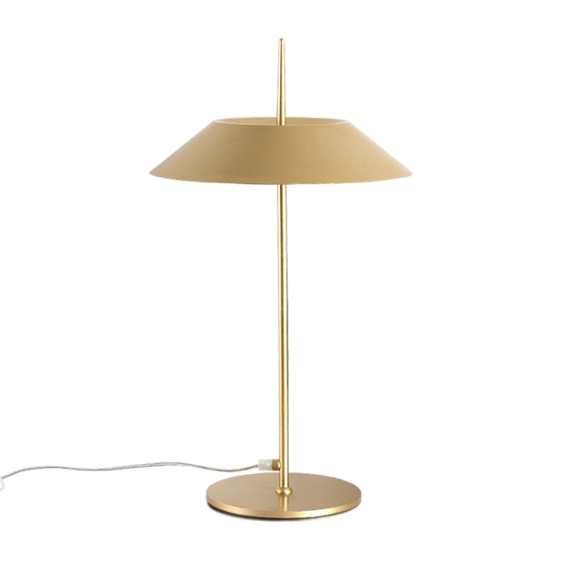 Mid Century Modern Mayfair LED Table Lamp Topped with Tapered Shade