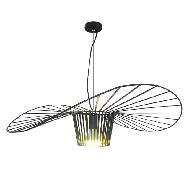 Modern Design Flying Pendant Light Black for Foyer Living Room Dining Room