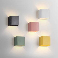 Northern Lighting LED Up and Down Macaron Wall Sconce for Hallway or Bedside Lighting