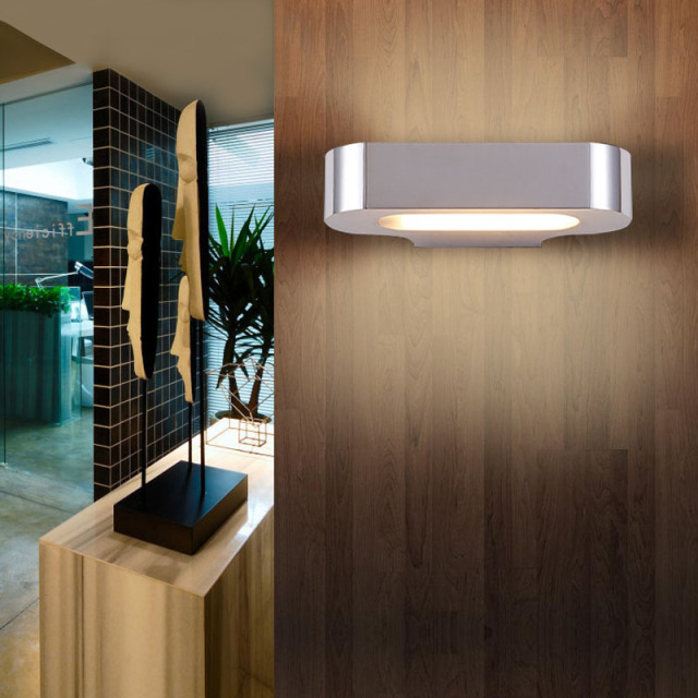 Modern White Up and Down Light LED Wall Sconce for Hallway or Bedroom Energy Saving