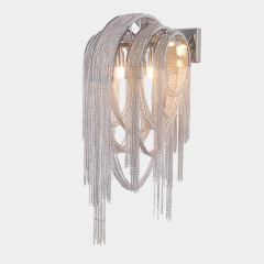 Post Modern Luxury 2 Light Chain Wall Light  for Bedroom, Bedside or Hotel Villa