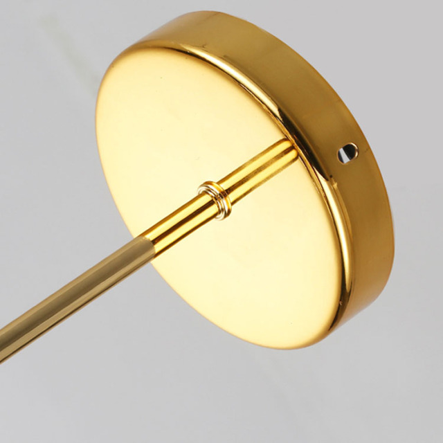 Mid Century Modern 18 Light Sputnik Inspired Chandelier in Gold