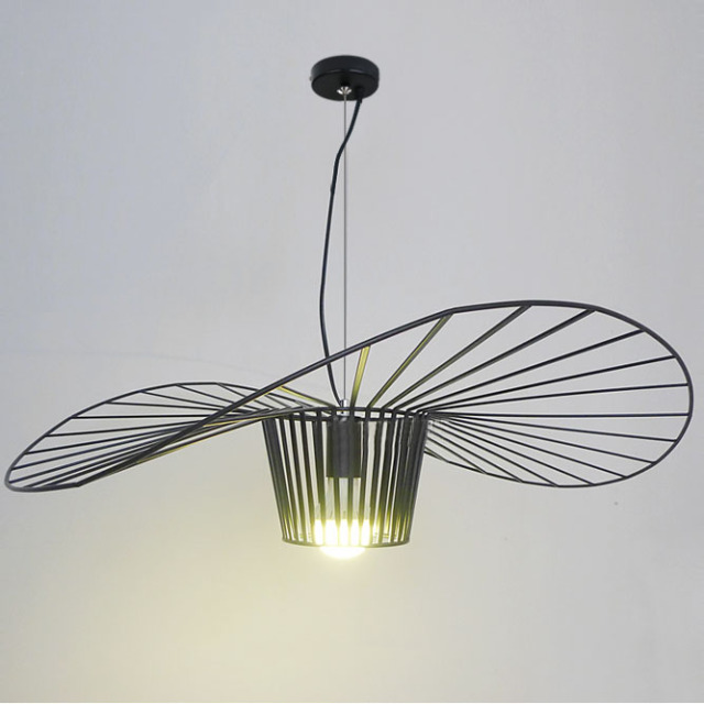 Modern Design Flying Pendant Light Black for Foyer Living Room Dining Room