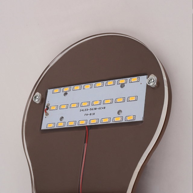 Modern Simple Black LED Wall Lamp for Hallway, Bedside or Stairway Lighting