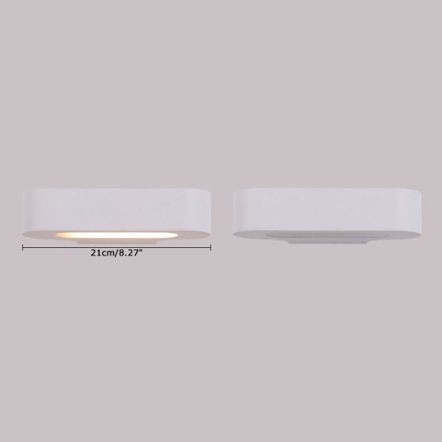 Modern White Up and Down Light LED Wall Sconce for Hallway or Bedroom Energy Saving