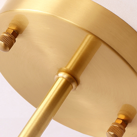 Mid Century Modern 10-Light Sputnik Chandelier in Brushed Brass