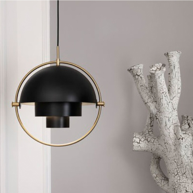 Danish Modern 1 Light Multi-Lite Pendant Light Shape-Changing Pendant Lamp