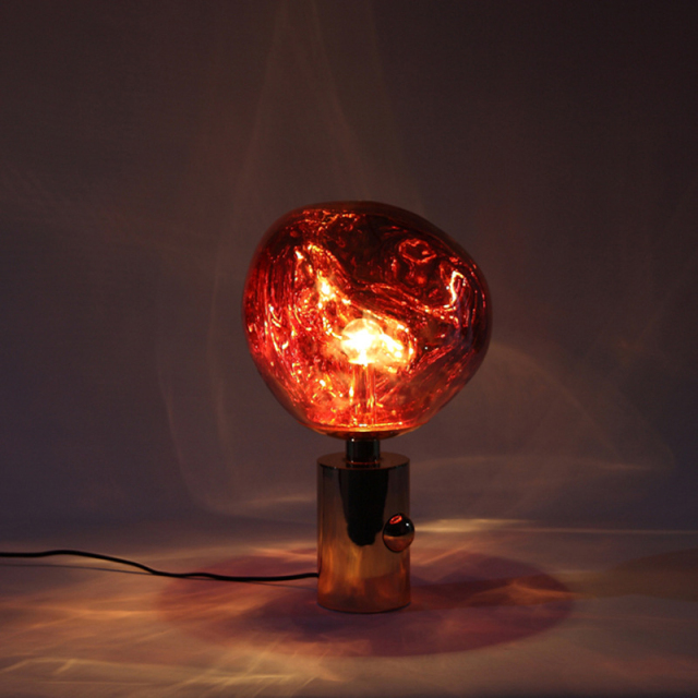 Modern Design Red Table Lamp 1 Light PVC Table Lamp