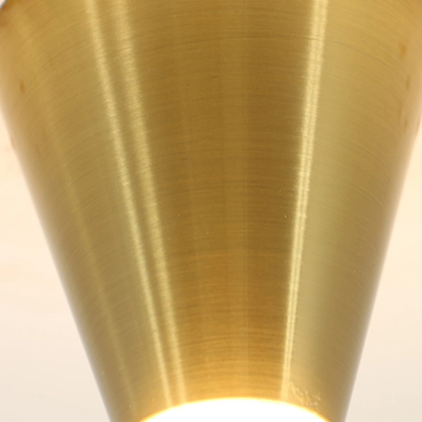 Mid Century Modern Brass Flush Mount Mini Ceiling Light for Hallway Foyer