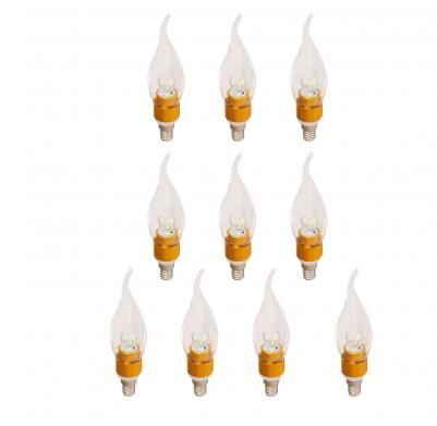 LED Warm White E12 Candle Bulb 3W Golden 360°