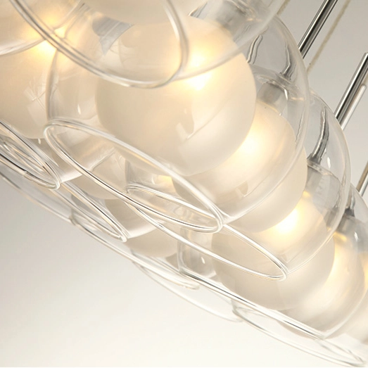 Modern Design Bocci Cluster Pendant Light with Clear Glass Globes