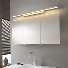 Minimalist Style Linear LED Vanity Light in White Energy Saving Bathroom Vanity Light