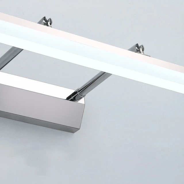 Modern Style Acrylic LED Vanity Light in Chrome for Bathroom Powder Room