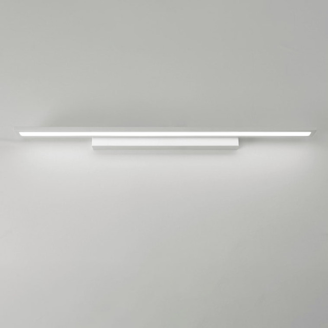 Minimalist Style Linear LED Vanity Light in White Energy Saving Bathroom Vanity Light