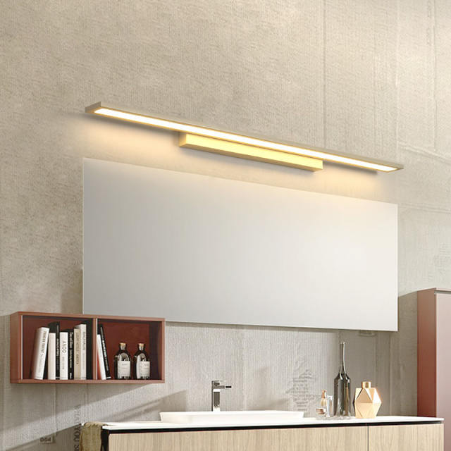 Minimalist Style Linear LED Vanity Light in White Energy Saving
