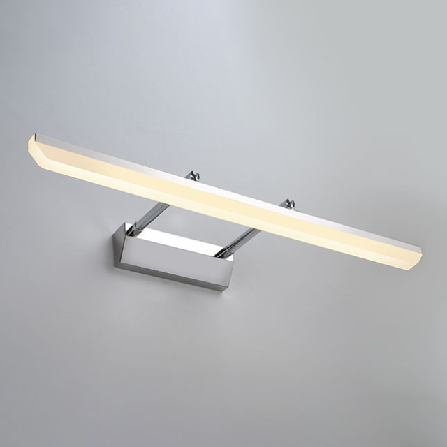 Modern Style Acrylic LED Vanity Light in Chrome for Bathroom Powder Room