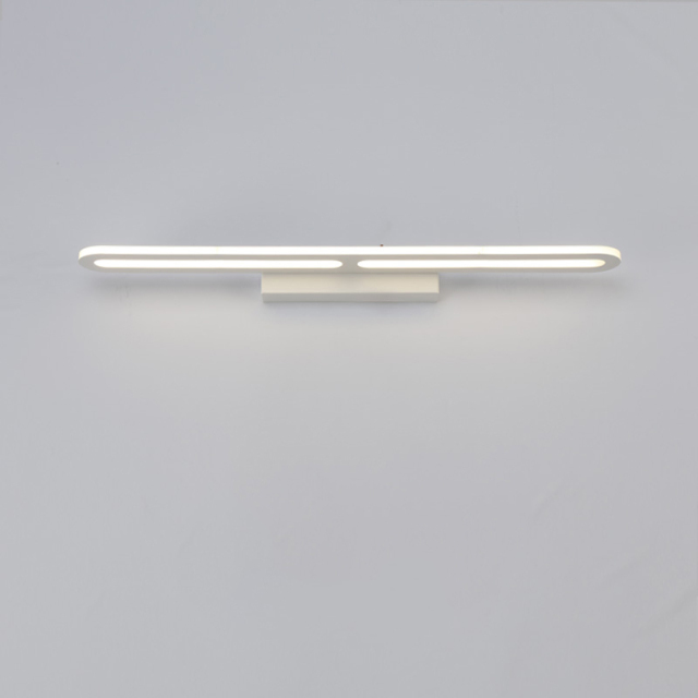 Modern White LED Vanity Light for Bathroom Powder Room