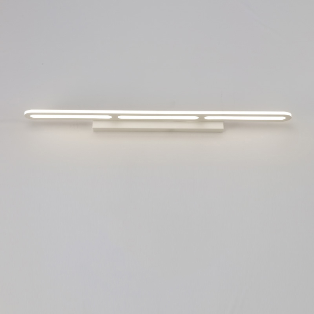 Modern White LED Vanity Light for Bathroom Powder Room