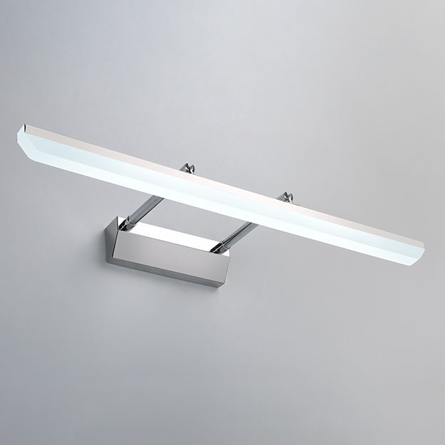 Modern Style Acrylic LED Vanity Light in Chrome for Bathroom Powder Room