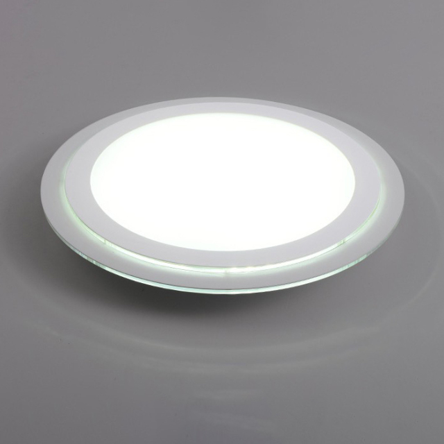 Modern Simple White 15 3/4&quot;W Round Flush Mount Ceiling Lamp for Kitchen Dining Room Bedroom