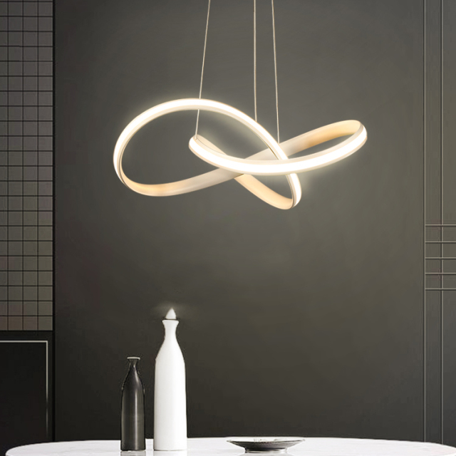 Modern Knot Design LED Chandelier Pendant Chic Chandelier for Living Room Bedroom