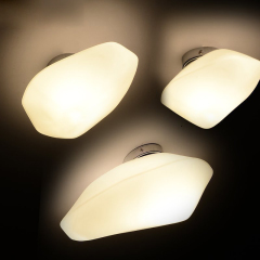 Modern Design Pebble Stone Ceiling Lamp for Hallway Bedroom Kitchen Lighting