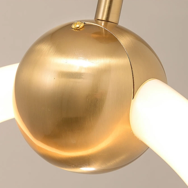 Modern LED Lighting 11.81&quot;W Ring Hanging Pendant in Gold for Bedside Restaurant Showcase Lighting