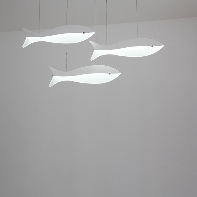 Modern Style LED Fish Pendant Light for Kitchen Island Dinging Table Restaurant