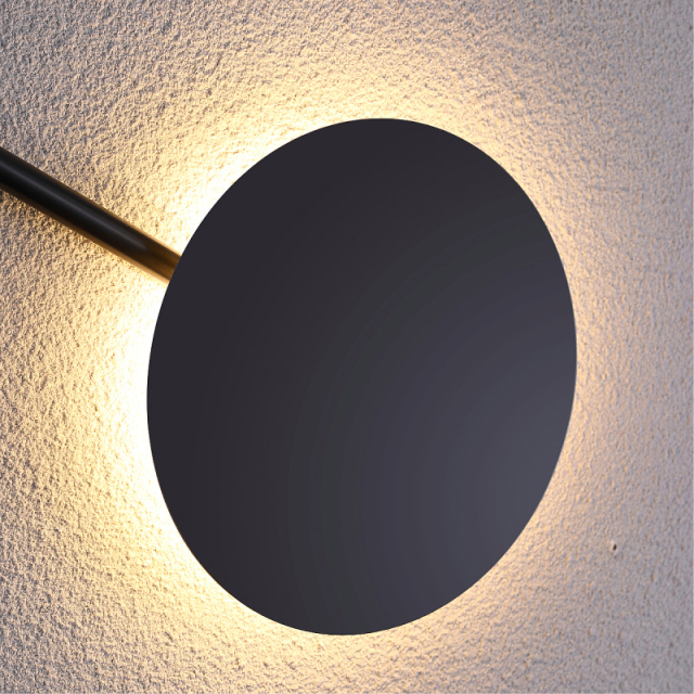 Modern Chic Design Versatile Wall Sconce in Black