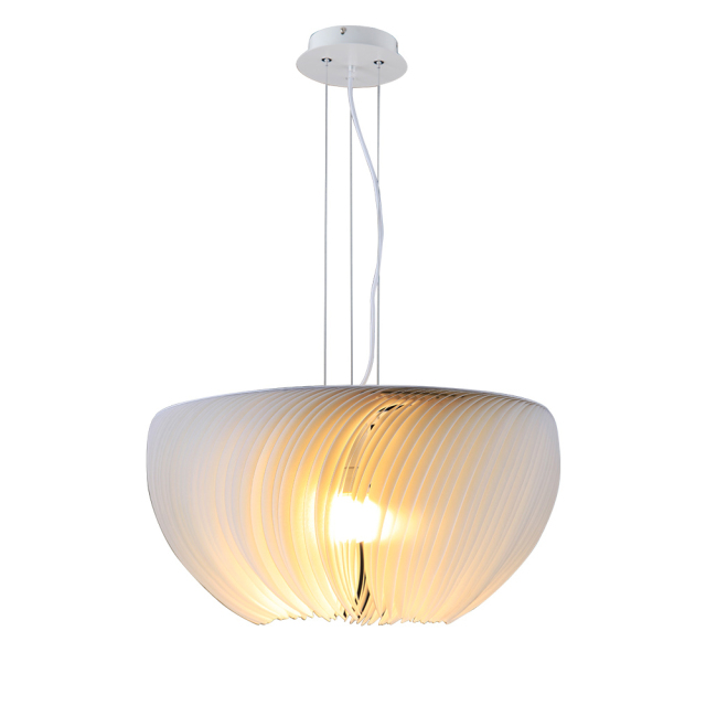 Modern Chic 1 Light Pergamyn Round Pendant Lighting for Dining Room Restaurant Bar