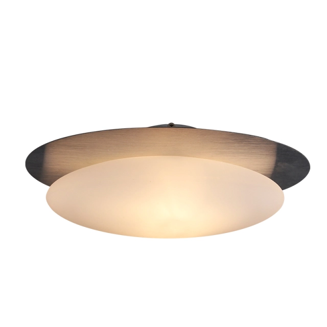 Modern Style Beige Eggs Ceiling Light with Chrome Canopy for Living Room Bedroom Restaurant