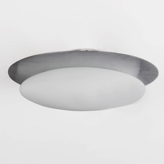 Modern Style Beige Eggs Ceiling Light with Chrome Canopy for Living Room Bedroom Restaurant