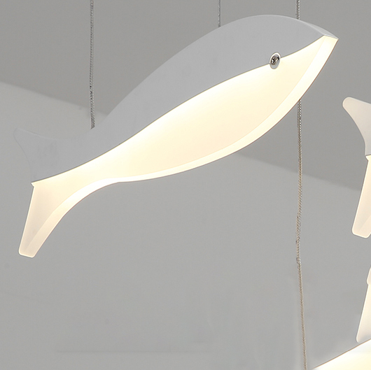 Modern Style LED Fish Pendant Light for Kitchen Island Dinging Table Restaurant