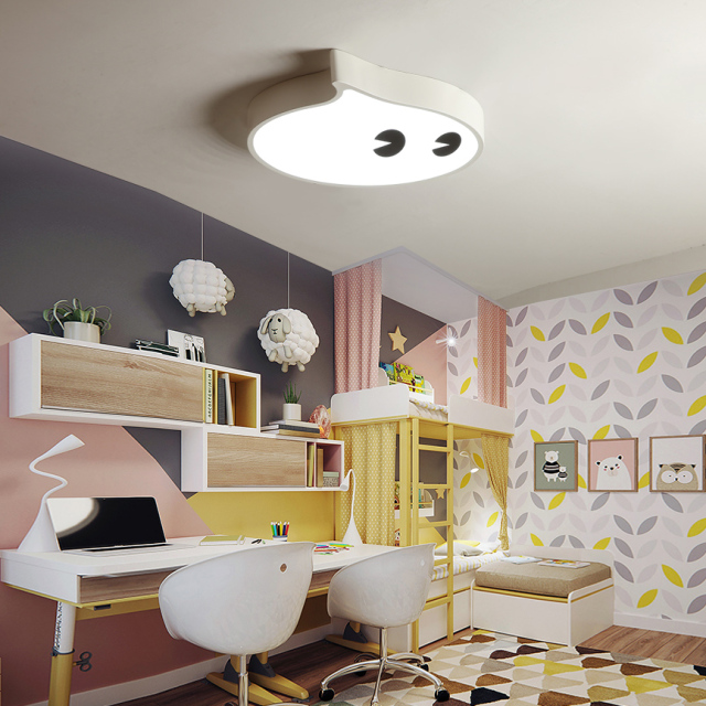 Modern Style Cool Kids LED Flush Mount Ceiling Light for Boys and Girls Room