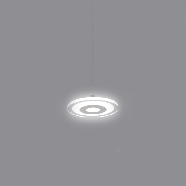 Modern LED Lighting Acrylic Round Pendant Lamp for Kitchen Island Dining Room and Restaurant