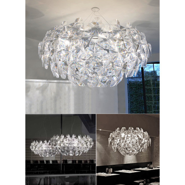 Modern Chic Designer Acrylic Pendant for Dining Room Restaurant and Bar