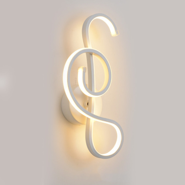 Modern Unique LED Wall Sconce for Bedroom Living Room Hallway Lighting