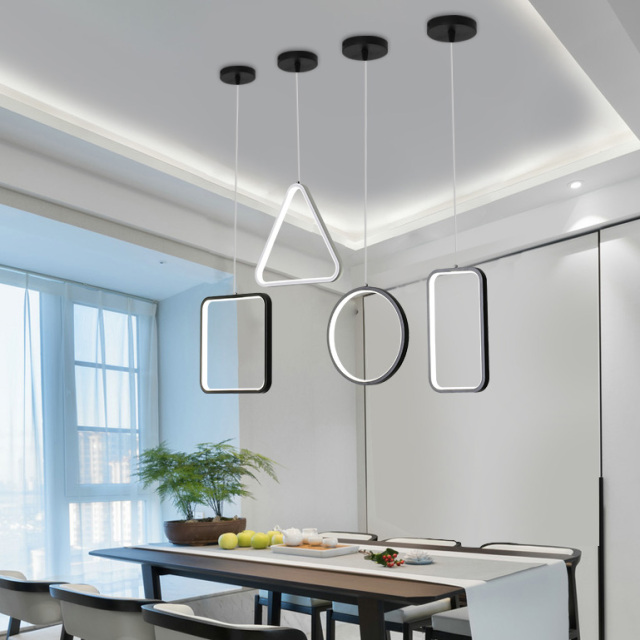 Modern Style 3 Light LED Hanging Pendant for Dining Room Restaurant Bar