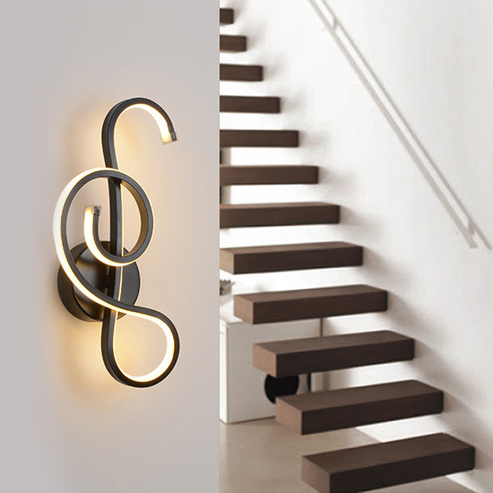 Modern Unique LED Wall Sconce for Bedroom Living Room Hallway Lighting