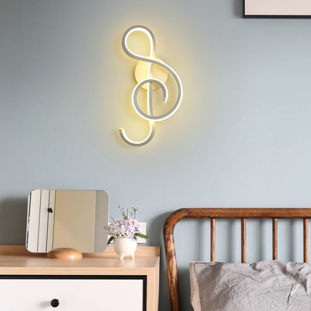 Modern Unique LED Wall Sconce for Bedroom Living Room Hallway Lighting
