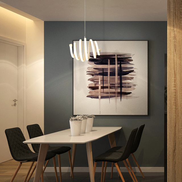 LED Modern Lighting Revolving Pendant for Dining Room Kitchen Restaurant and Bar Lighting