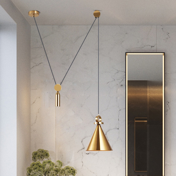 pulley ceiling light