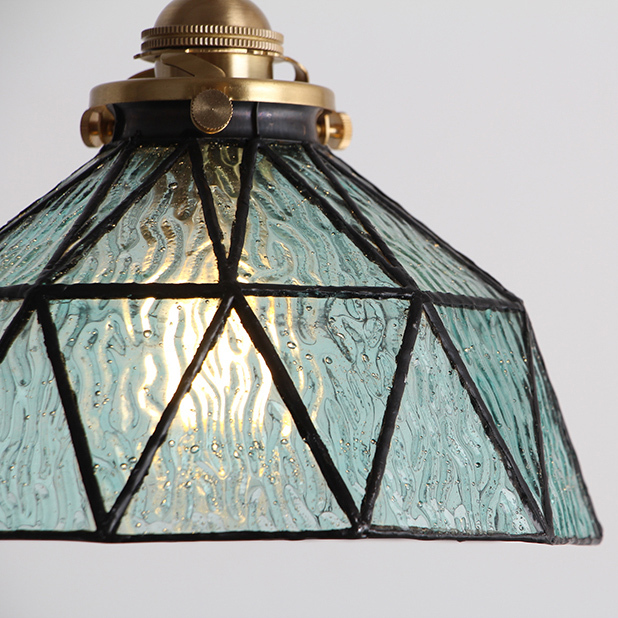 Vintage Style 1 Light Tiffany Glass Pendant For Dining Room Kitchen Island