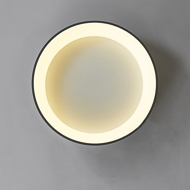 Minimalist LED Flush Mount Ceiling Light Hollowed Large Metal Ceiling Lamp Dimmable for Living Room/Dining Room/Bedroom Room