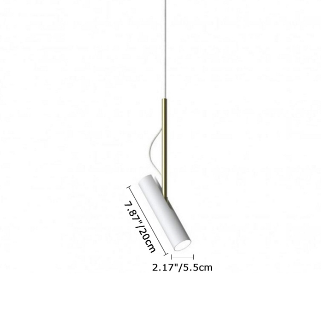 Contemporary Style Simple 1 Light LED White/Black Metal Pendant for Restaurant/Coffee Room/Bar