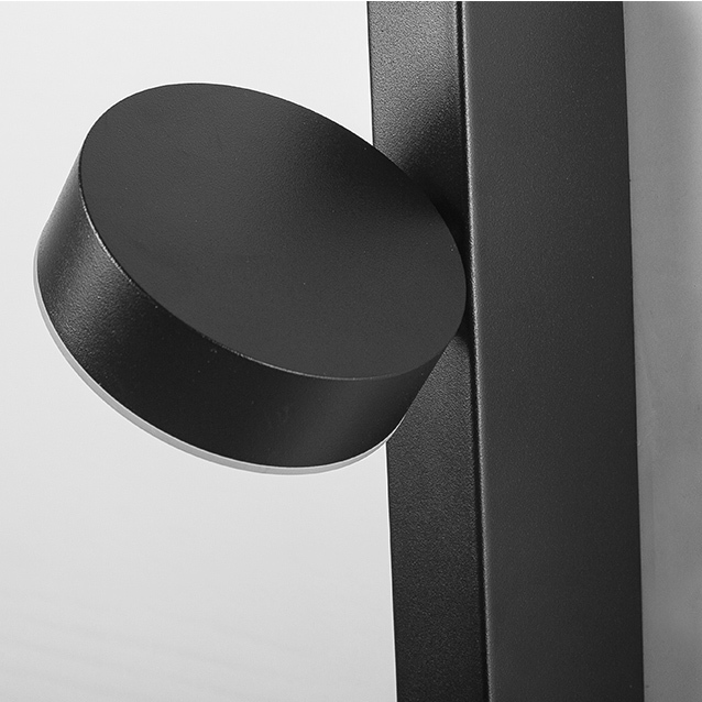 Scandinavian Style 1 Light LED Black Rotatable Black Wall Sconce For Bedside Living Room