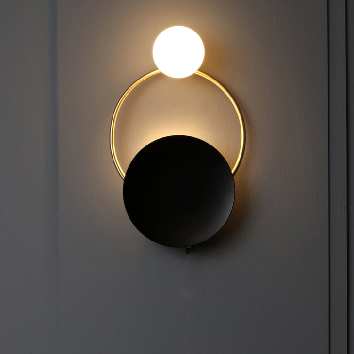 black wall sconce modern