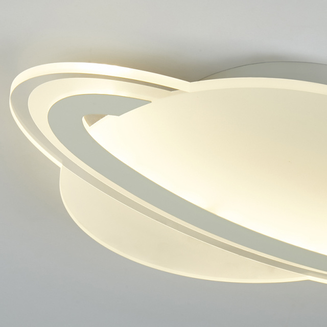 Modern Style Saturn LED Ceiling Lamp for Kid's Room Lighting